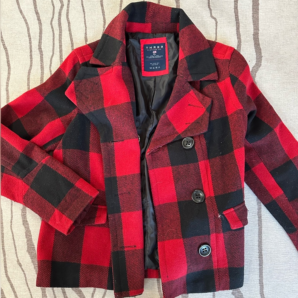 Women’s Buffalo Plaid Coat